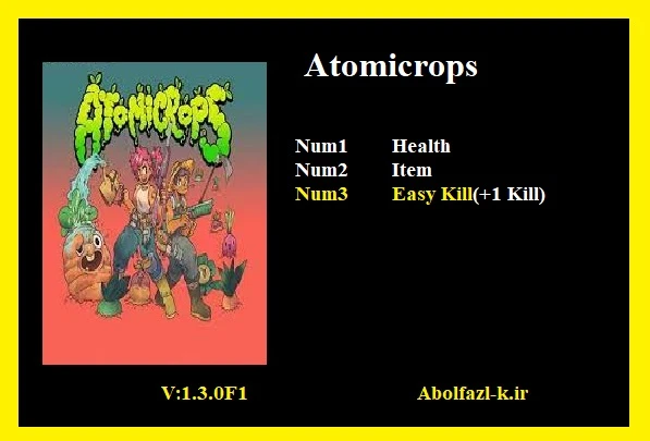 Atomicrops: Трейнер/Trainer (+3) [1.3.0F1] {Abolfazl.k}