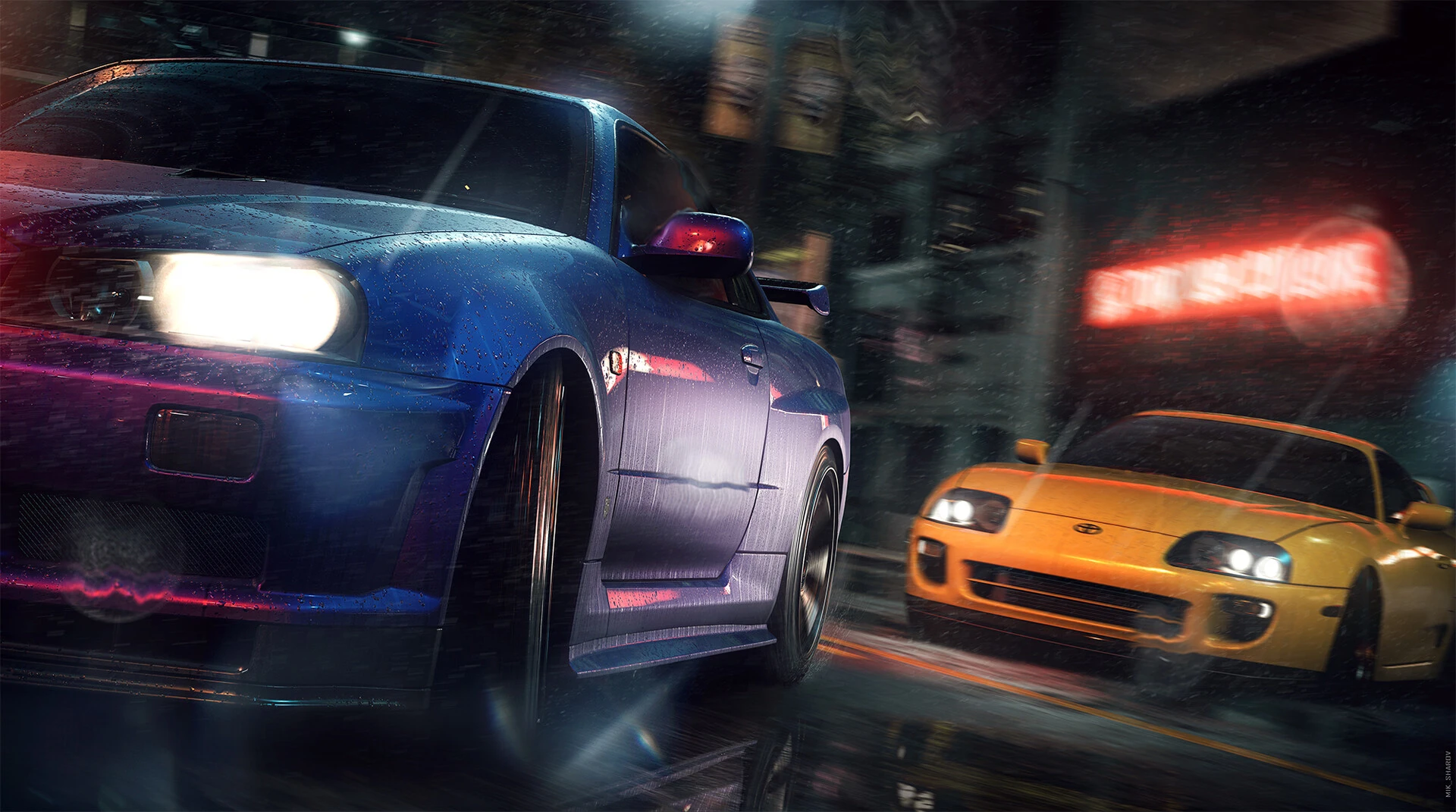 Модер добавил в Need for Speed Underground новые отражения и трассировку лучей