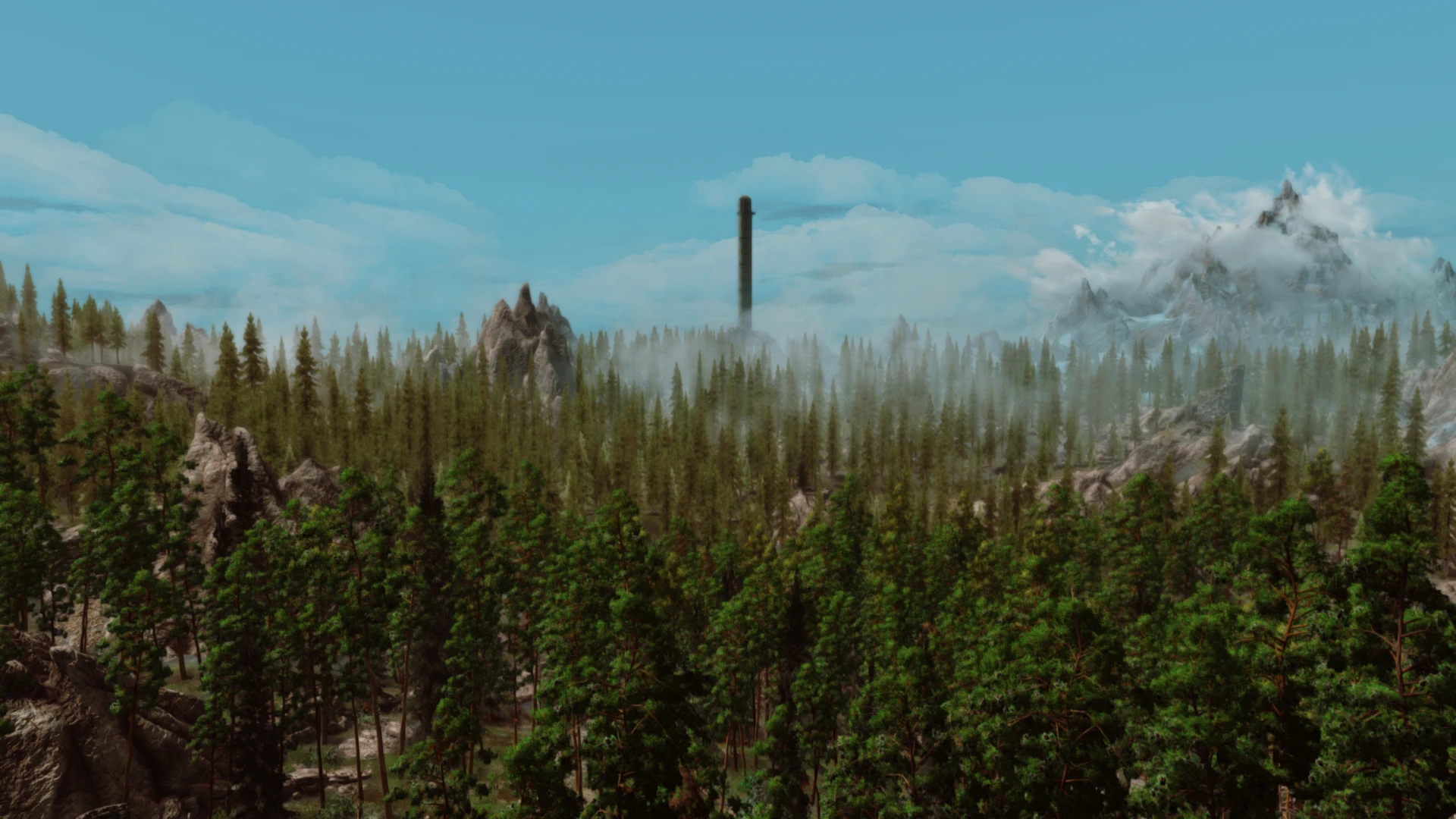 Skyrim SE "Скандинавские леса"