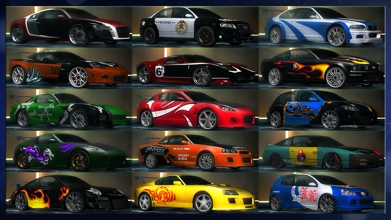 Need For Speed: Undercover "Сохранение - Косплей известных авто 3"