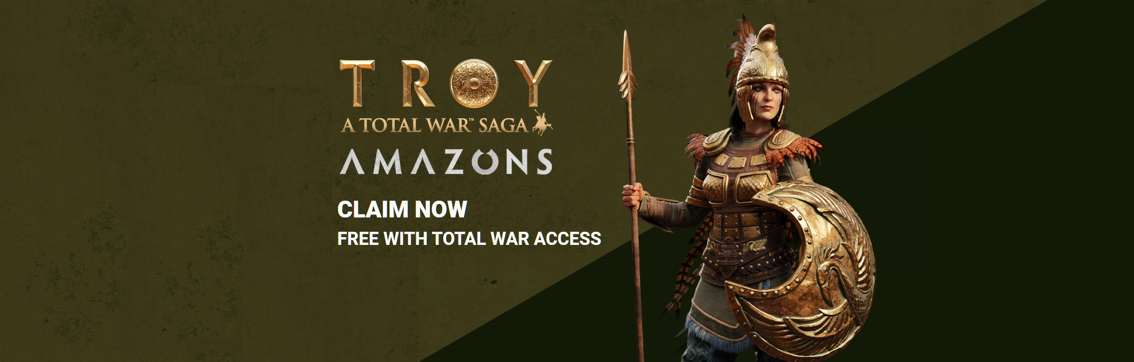 Total War Saga: Troy получите бесплатно DLC "Амазонки"