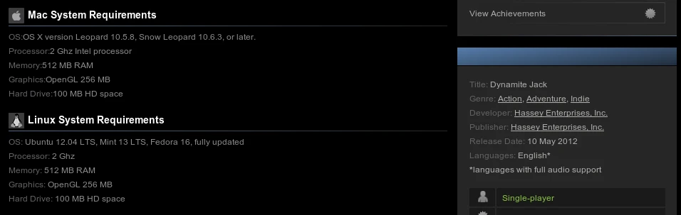 В Steam появились системные требования для игр на Linux