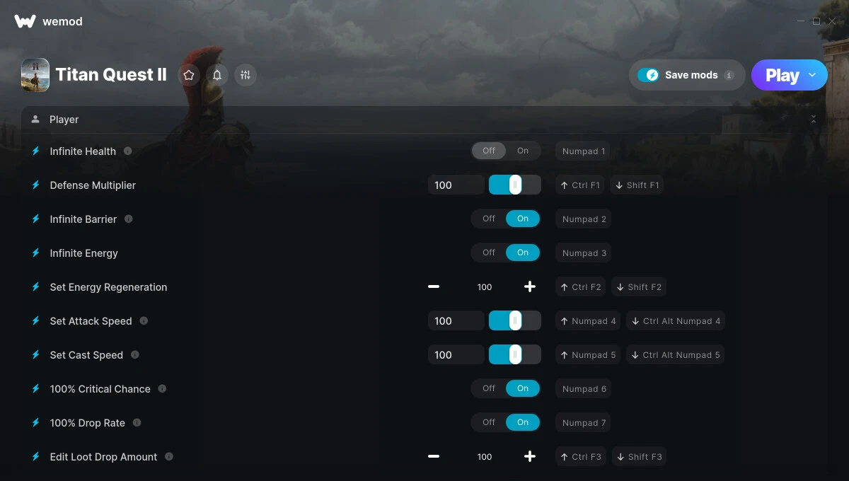 Titan Quest 2 "Трейнер +26" [UPD: 06.08.2025] {FLiNG / WeMod}