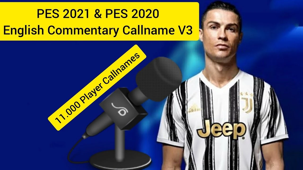 PES 2021 "Английские комментаторы V3"