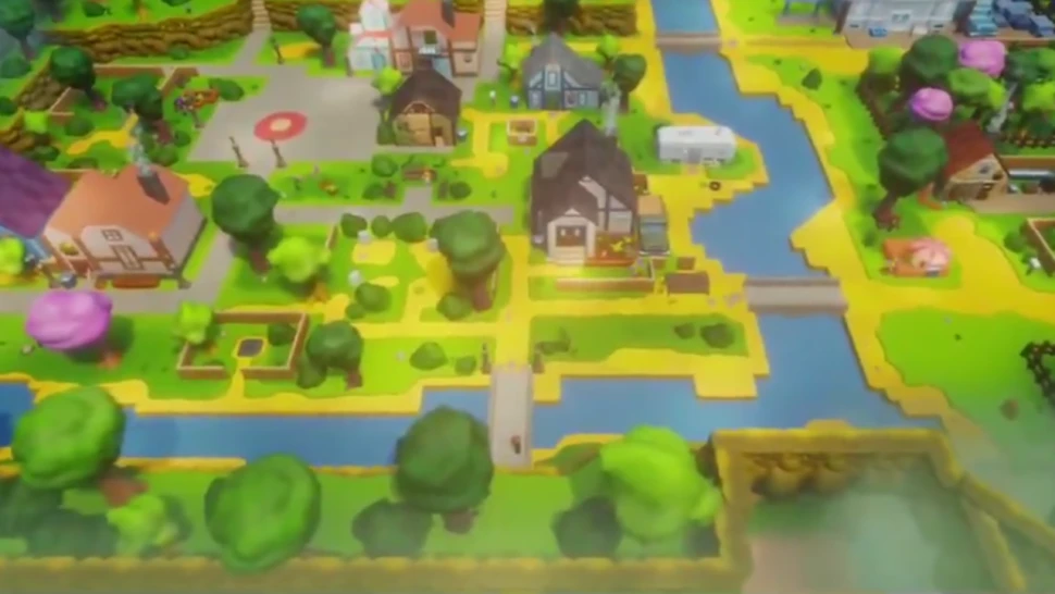 Игрок в Dreams воссоздал город из Stardew Valley
