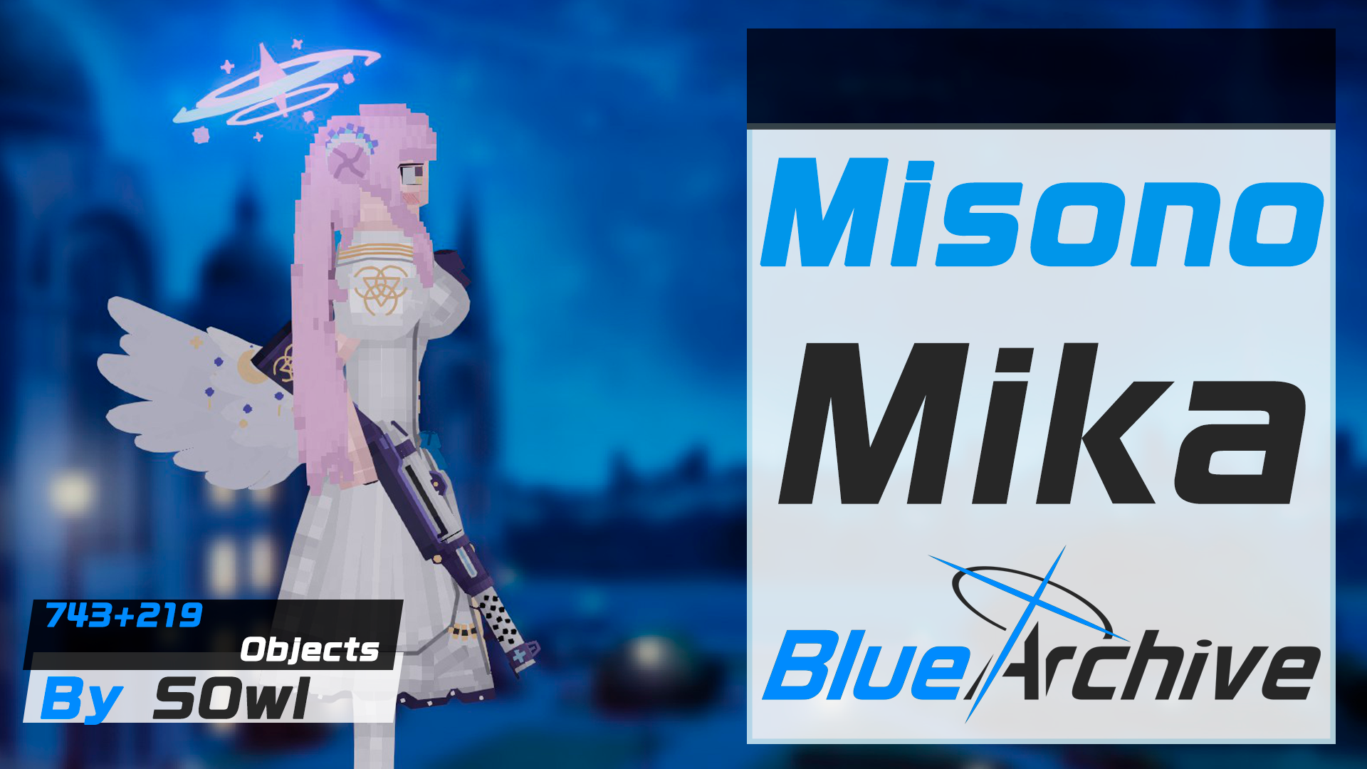People Playground "Мисоно Мика из Blue Archive (3 в 1)" [1.27.5+]
