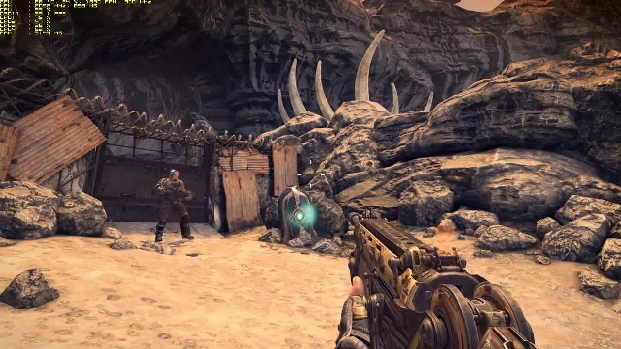 Тест Bulletstorm: Full Clip Edition (Baldman) на слабом ПК (4 ядра, 4 ОЗУ, GeForce GTX 550 Ti 1 Гб)