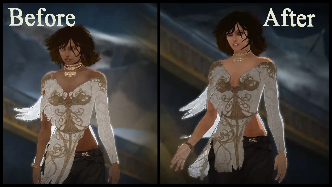 Prince of Persia (2008) "Ретекстур для Элики"