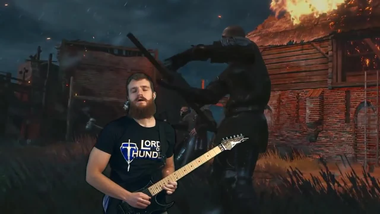 Метал-кавер саундтрека игры - Hunt or Be Hunted (The Witcher 3- Wild Hunt) [Metal Guitar Cover-Remix]