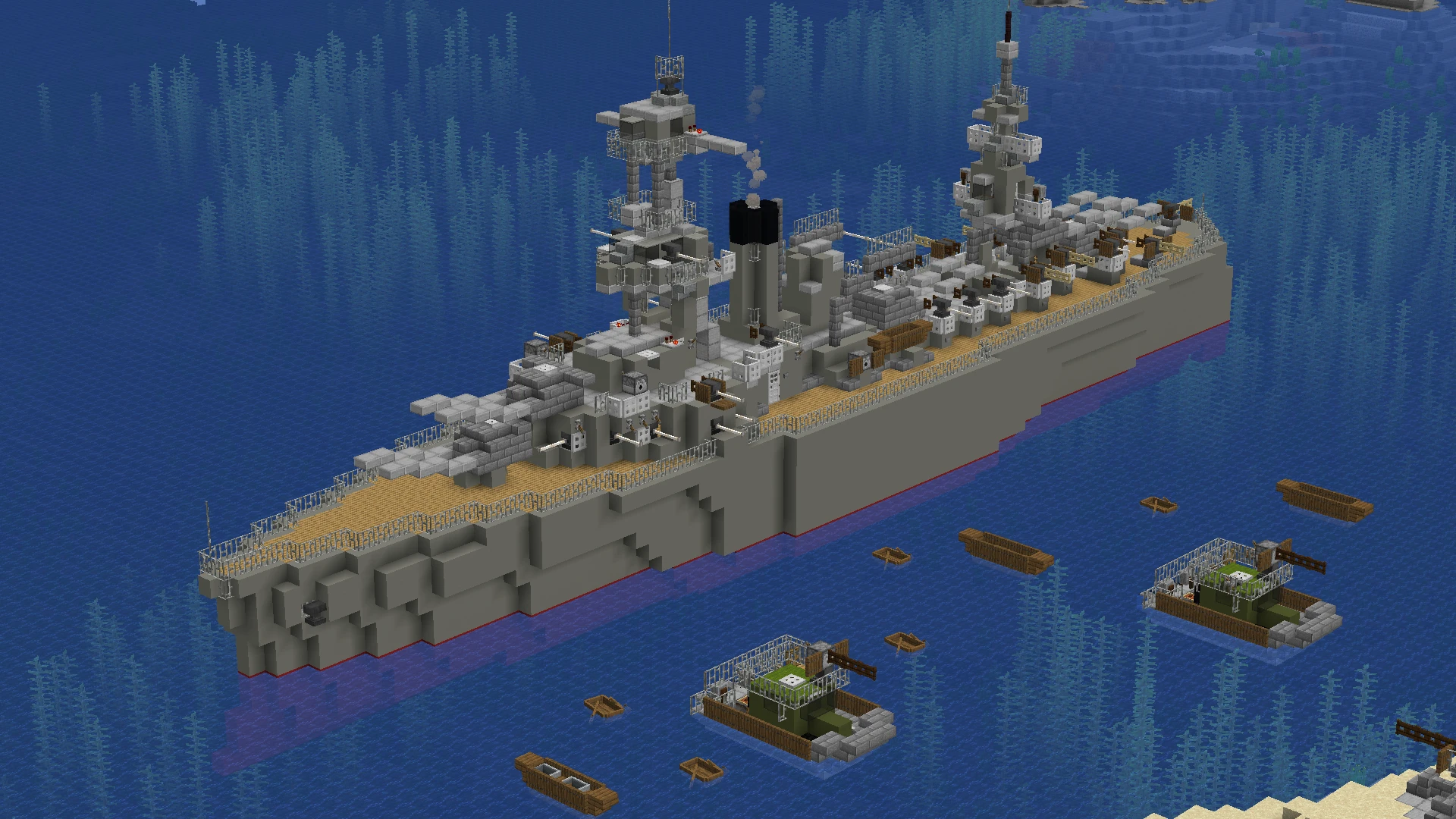Minecraft "USS Texas (BB-35)"