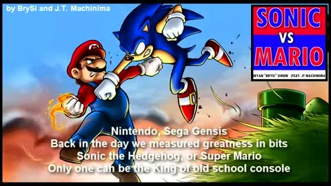 SONIC VS MARIO - Epic Rap Battle