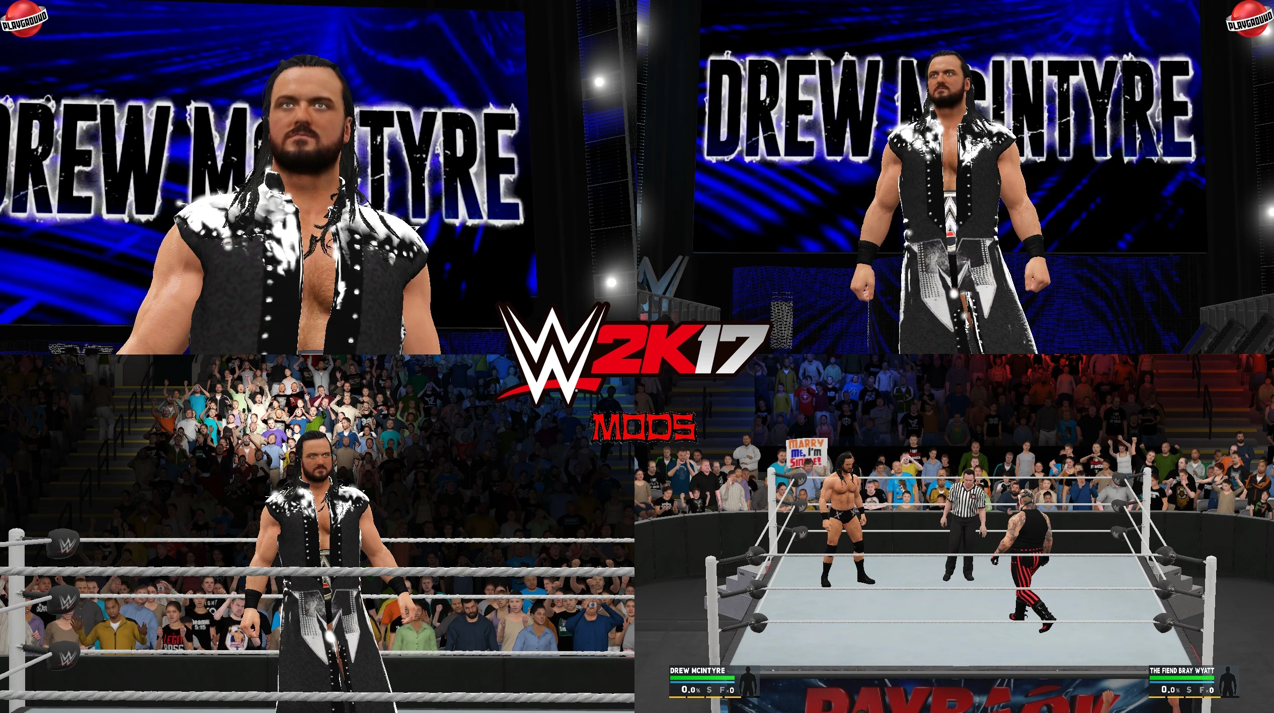 WWE 2K17 "Drew McIntyre WrestleMania 36 Attire WWE 2K19 Port MOD"