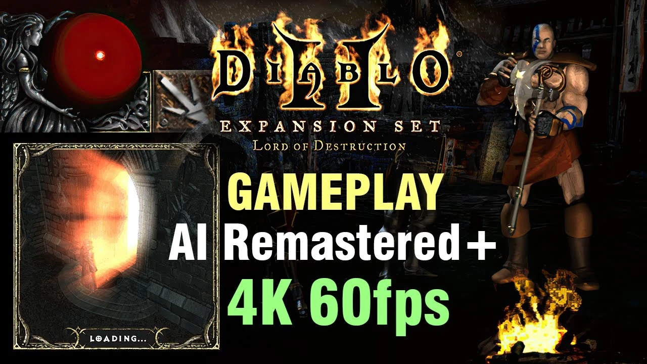 Фанат продемонстрировал, как может выглядеть Diablo 2 в 4K/60 FPS