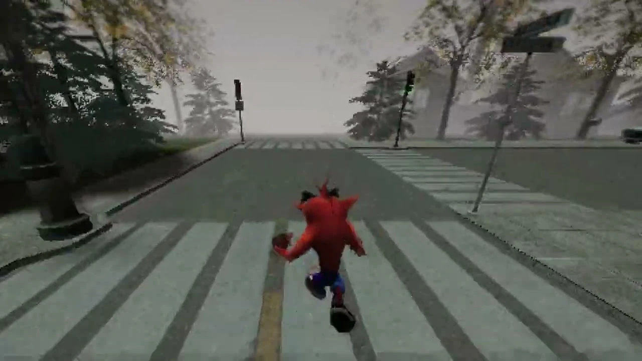 Крэш забежал не на тот остров