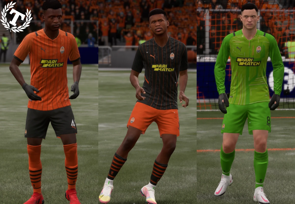 FIFA 21 "Комплект форм Донецкого Шахтера на сезон 21-22"