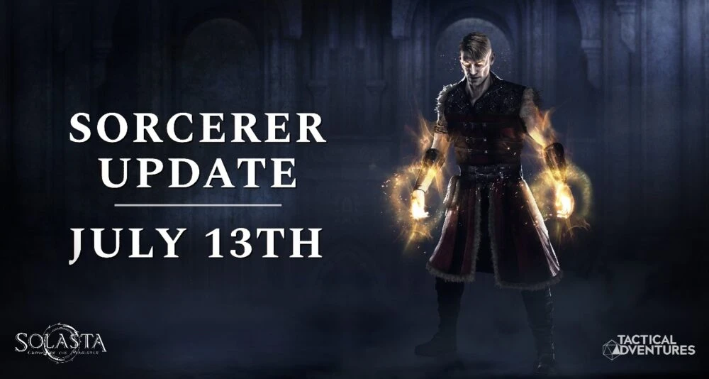Solasta: Crown of the Magister получит обновление Sorcerer 13 июля
