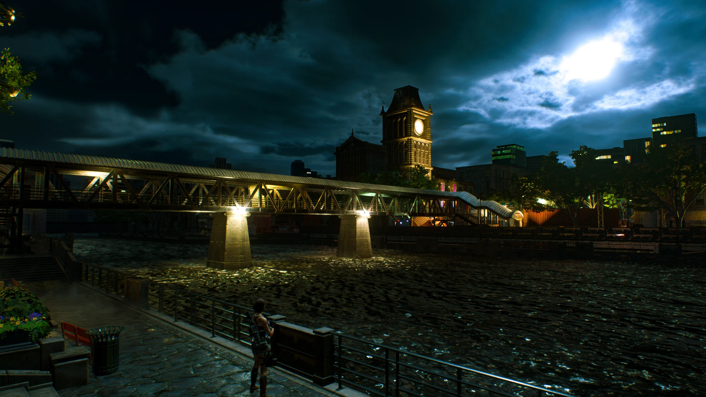 Как бы выглядел новый Resident Evil 3 с оригинальной фиксированной камерой