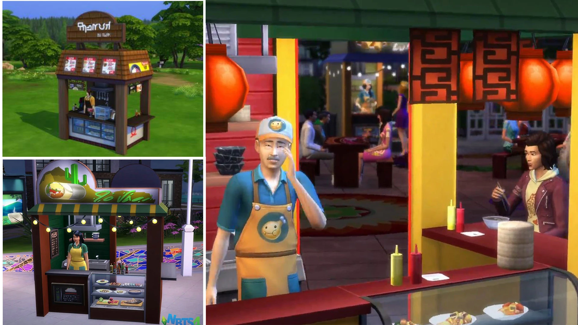 The Sims 4 "Новые функциональные киоски"