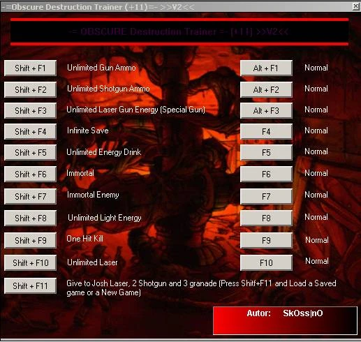ObsCure: Трейнер (+11)