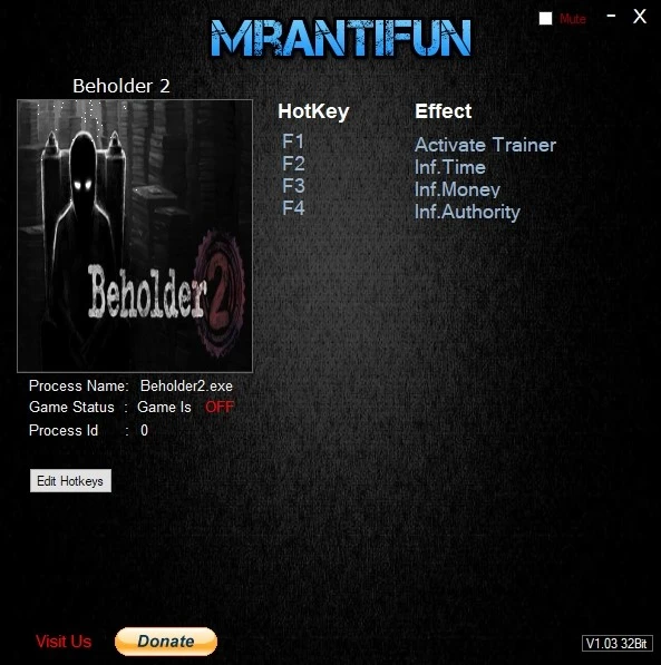 Beholder 2: Трейнер/Trainer (+3) [Update: 12.06.2019] {MrAntiFun}