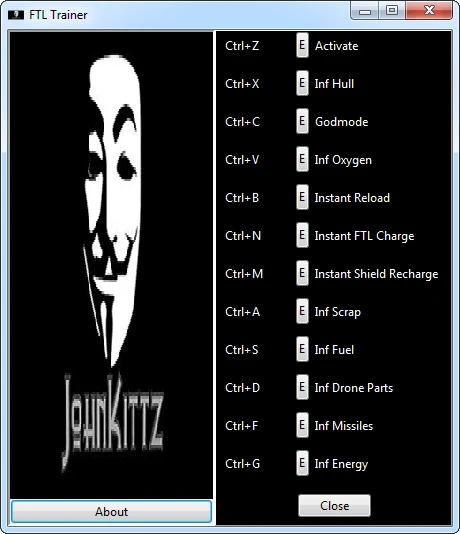 FTL ~ Faster Than Light: Трейнер/Trainer (+11) [04.28.17] {johnkittzre}