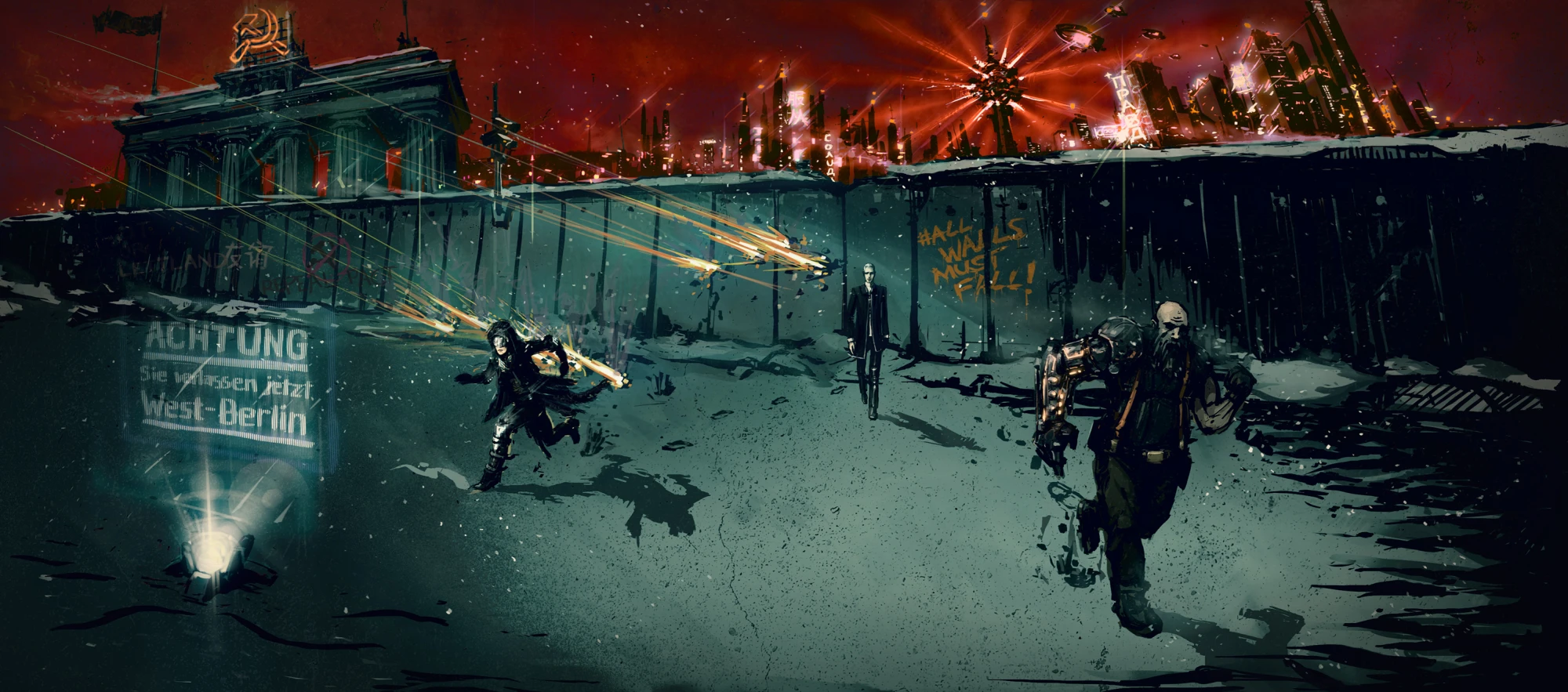 Тактический экшен All Walls Must Fall на Kickstarter