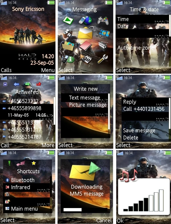 Halo: Reach "Sony Ericsson 240x320"