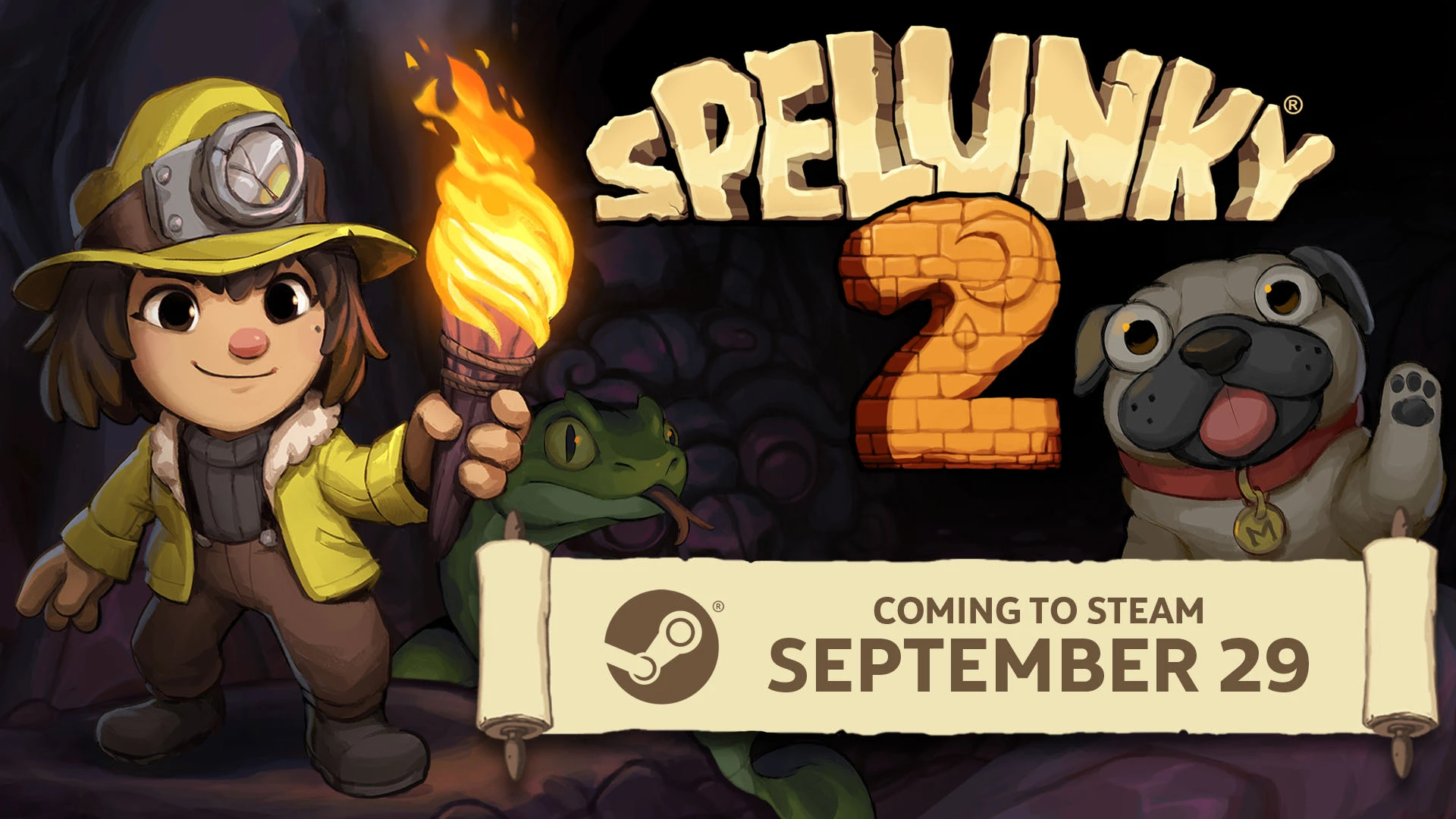 Релиз PC-версии Spelunky 2 состоится 29 сентября