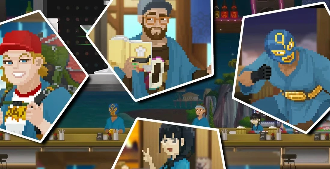 Восемь лучших сотрудников для вашего суши-бара в Dave the Diver