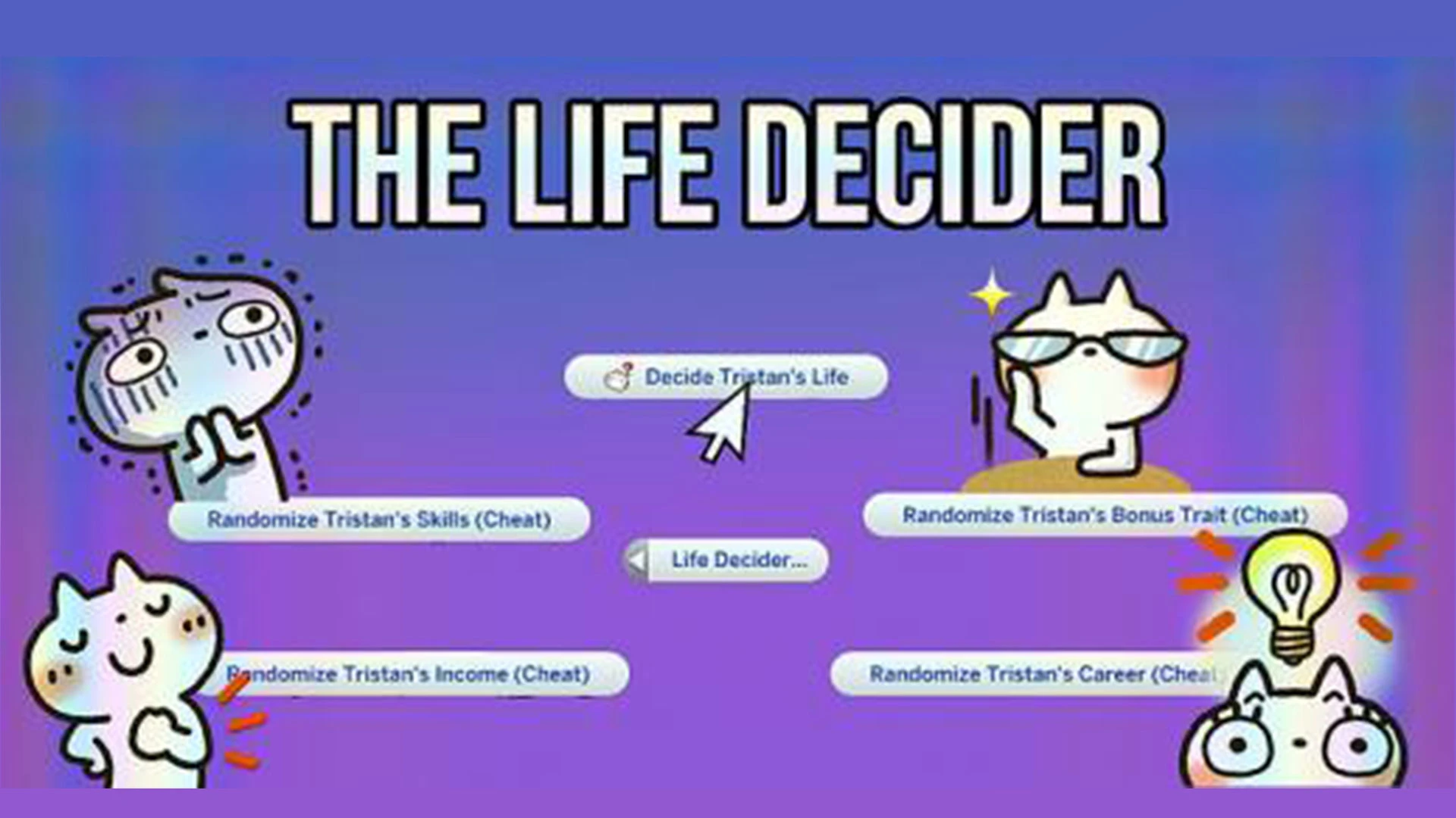 The Sims 4 "Мод Определитель жизни"