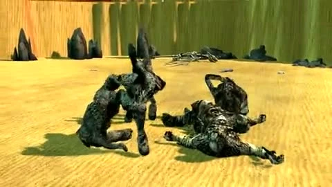 "Lohota Battles" - Golem vs. Fire Drake, Trolls and Gollum