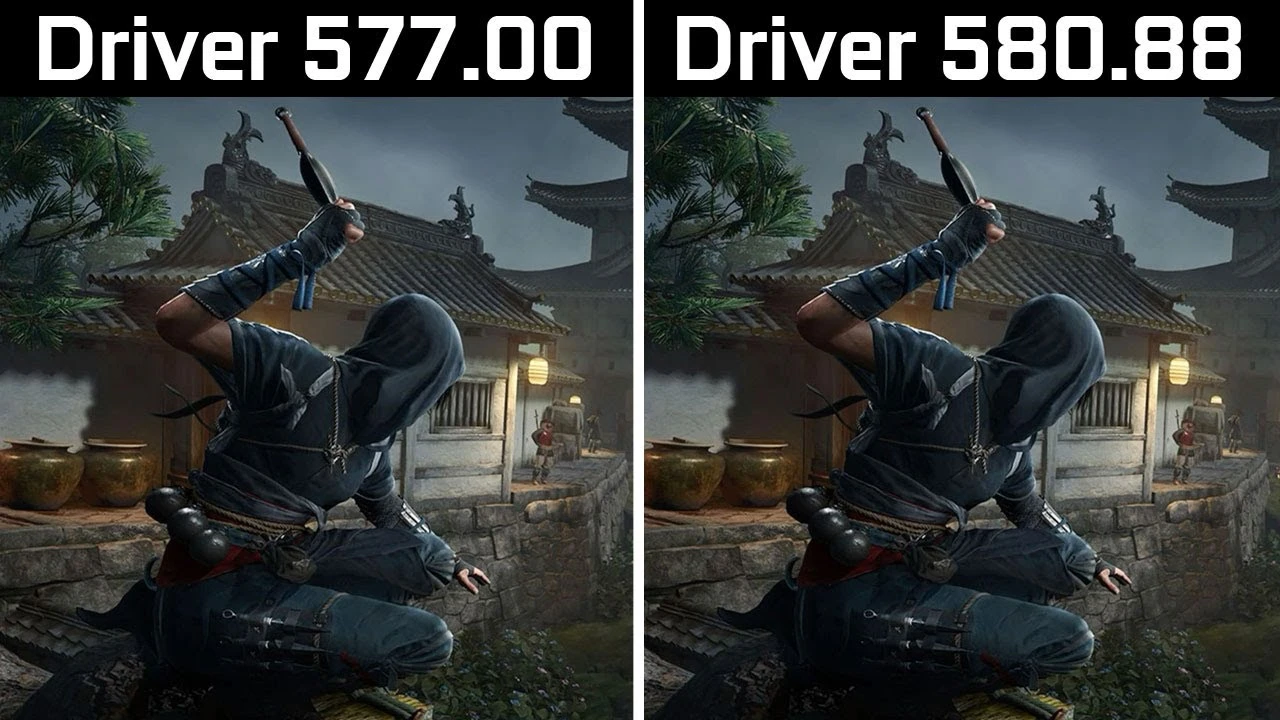 Стало лучше или хуже? Сравнение драйверов Nvidia 577.00 и 580.88