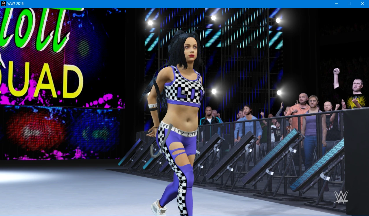 WWE 2K16 "Костюмы Лив Морган из WWE 2K19"