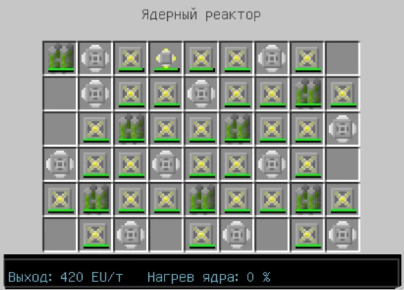 Minecraft: Совет (Схема реактора на уране для Industrial Craft 2 Experemental)