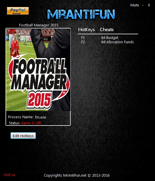 Football Manager 2015: Трейнер/Trainer (+2) [15.3.2] {MrAntiFun}