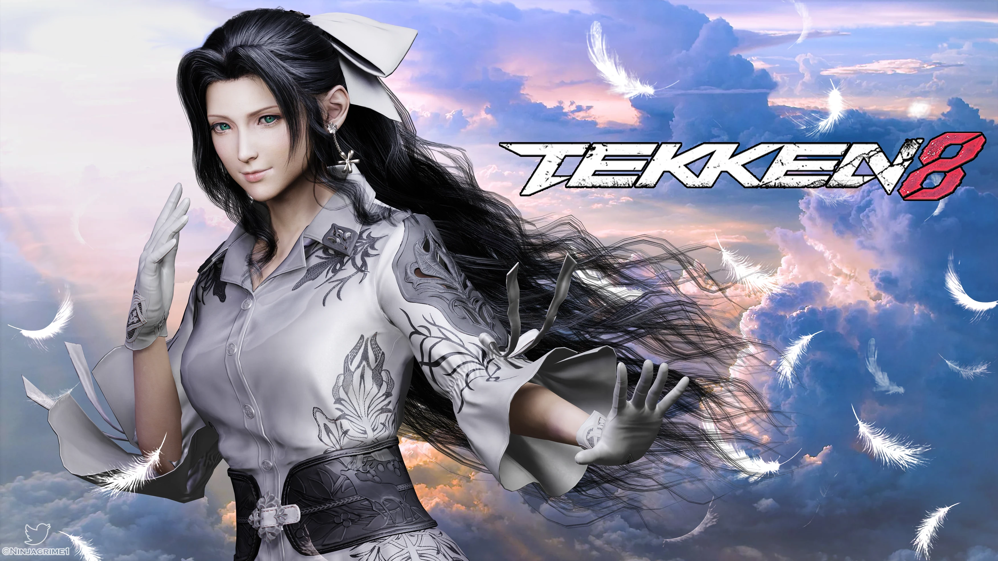 Final Fantasy 7 Remake "Аэрис в костюме Дзюн Кадзамы из Tekken 8"