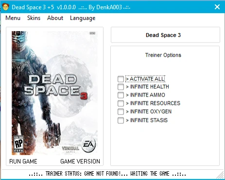 Dead Space 3: Трейнер/Trainer (+5) [1.0.0.0] {DenkA003}