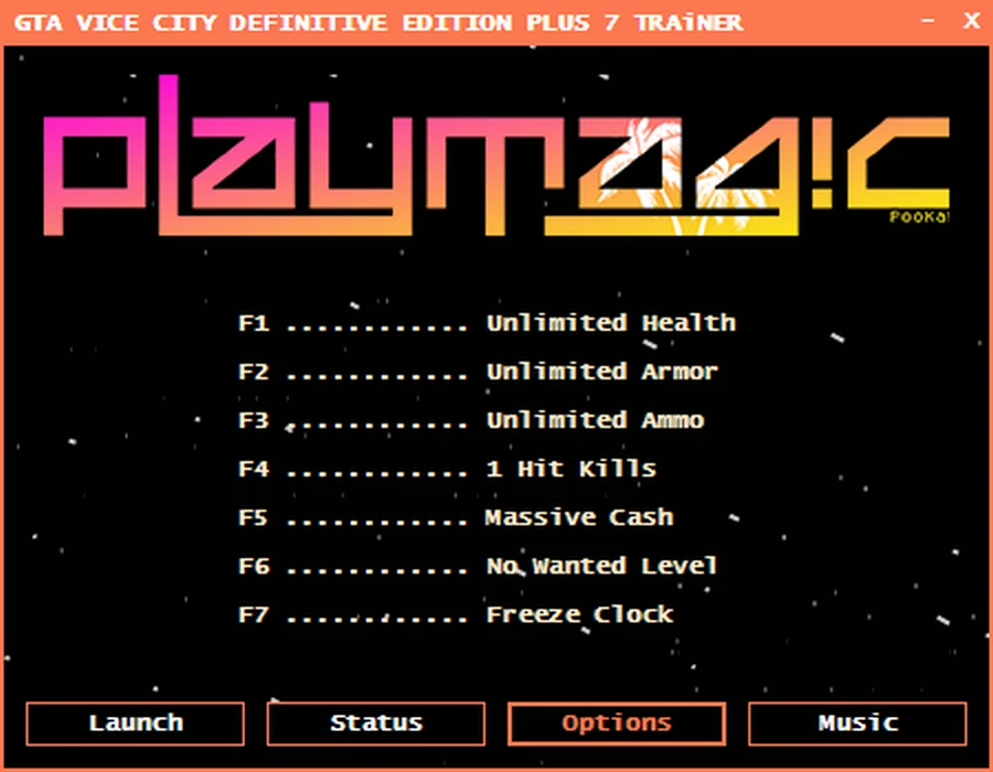 Grand Theft Auto: Vice City The Definitive Edition "Трейнер +7" [Razor1911] {PLAYMAGiC}