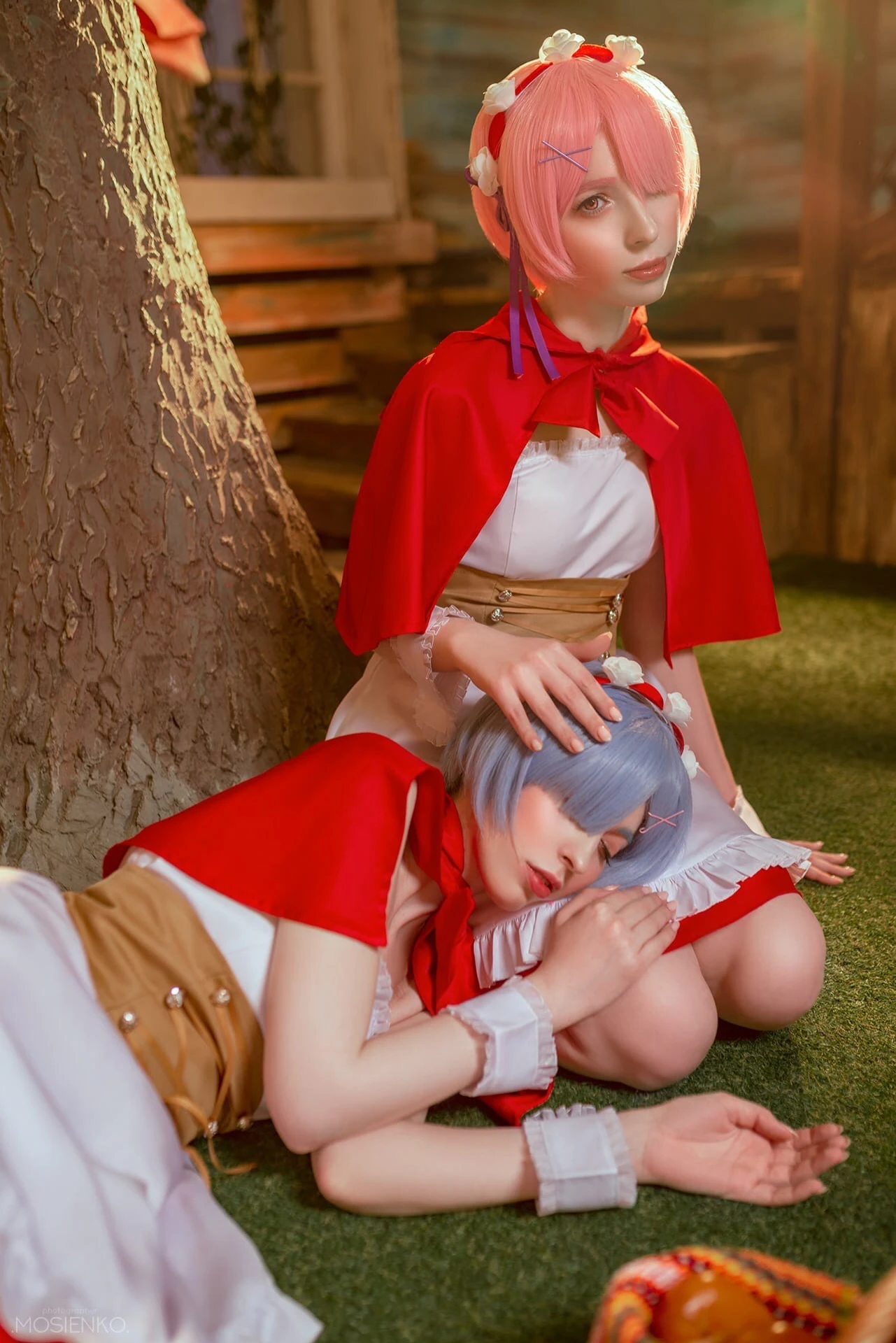 Милые близняшки Rem и Ram из аниме Re:Zero