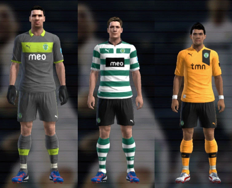 PES 2012 "Sporting 12-13 Kit Set by mario88 "