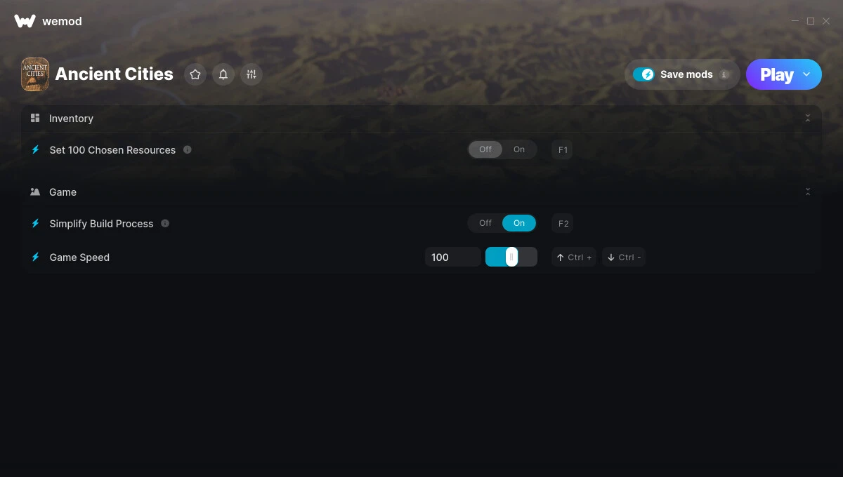 Ancient Cities "Трейнер +3" [UPD: 27.12.2024] {ColonelRVH / WeMod}