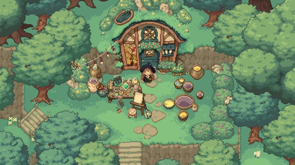 Уютный симулятор ведьмочки Little Witch in the Woods покинет ранний доступ 4 сентября