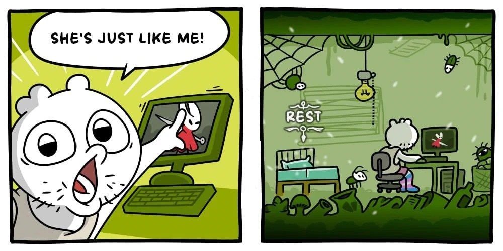 Она прямо как я