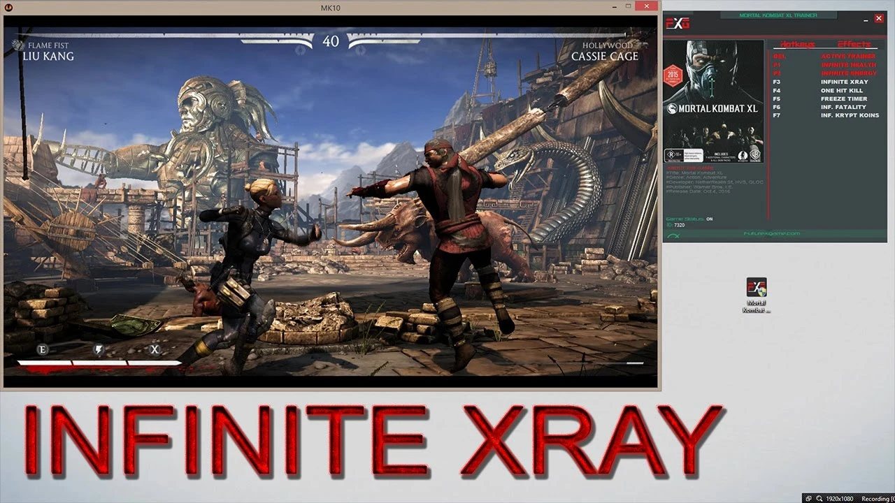 Mortal Kombat XL: Трейнер/Trainer (+7) [Latest Steam] {FutureX}