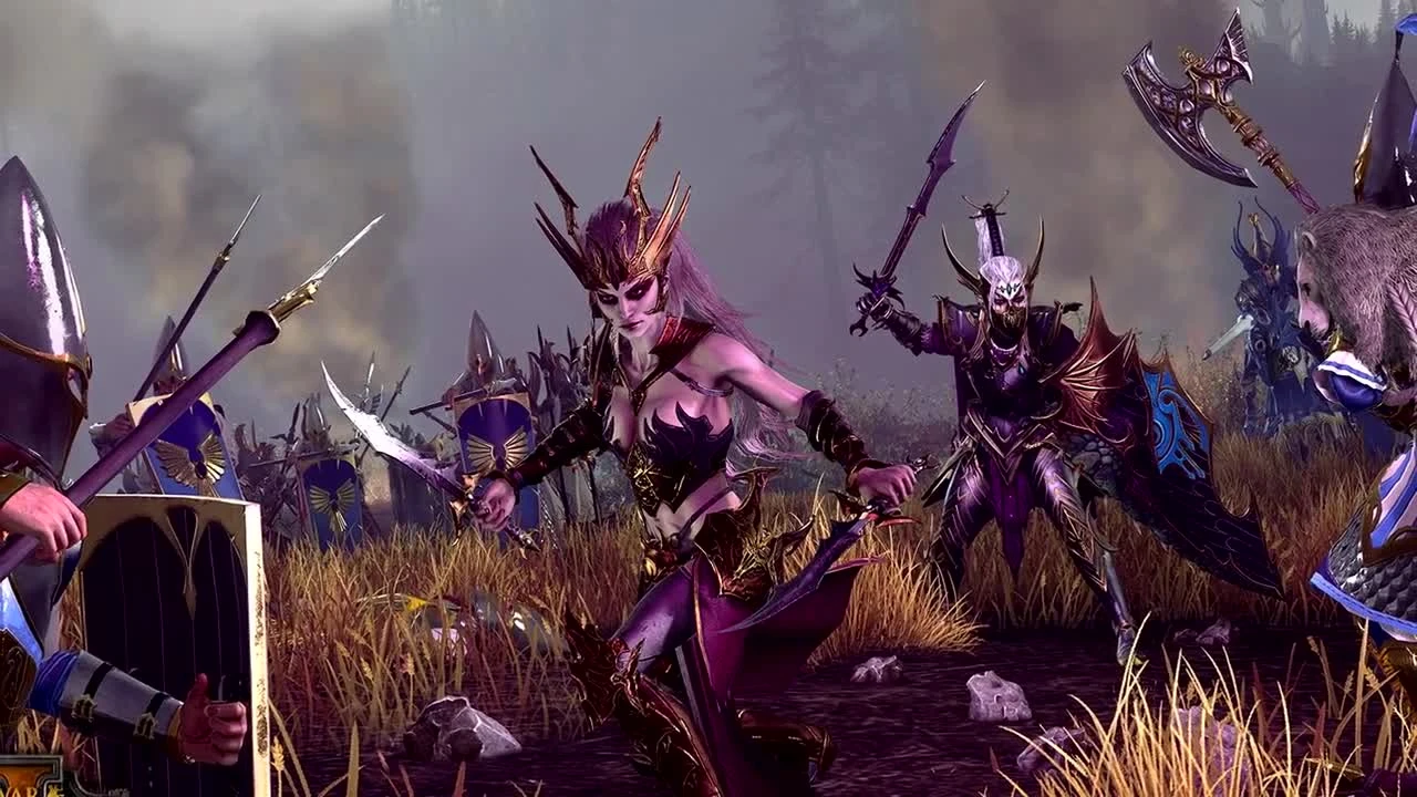 Темные эльфы - ВСЕ юниты и их историяTotal War: WARHAMMER 2