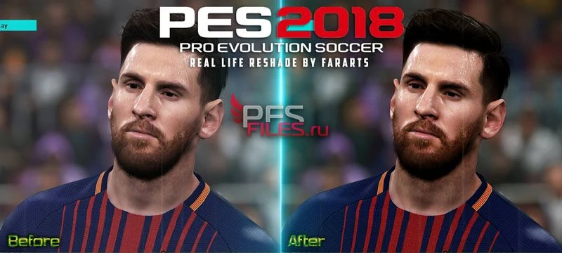 PES 2018 "ReShade Real Life Version 1"