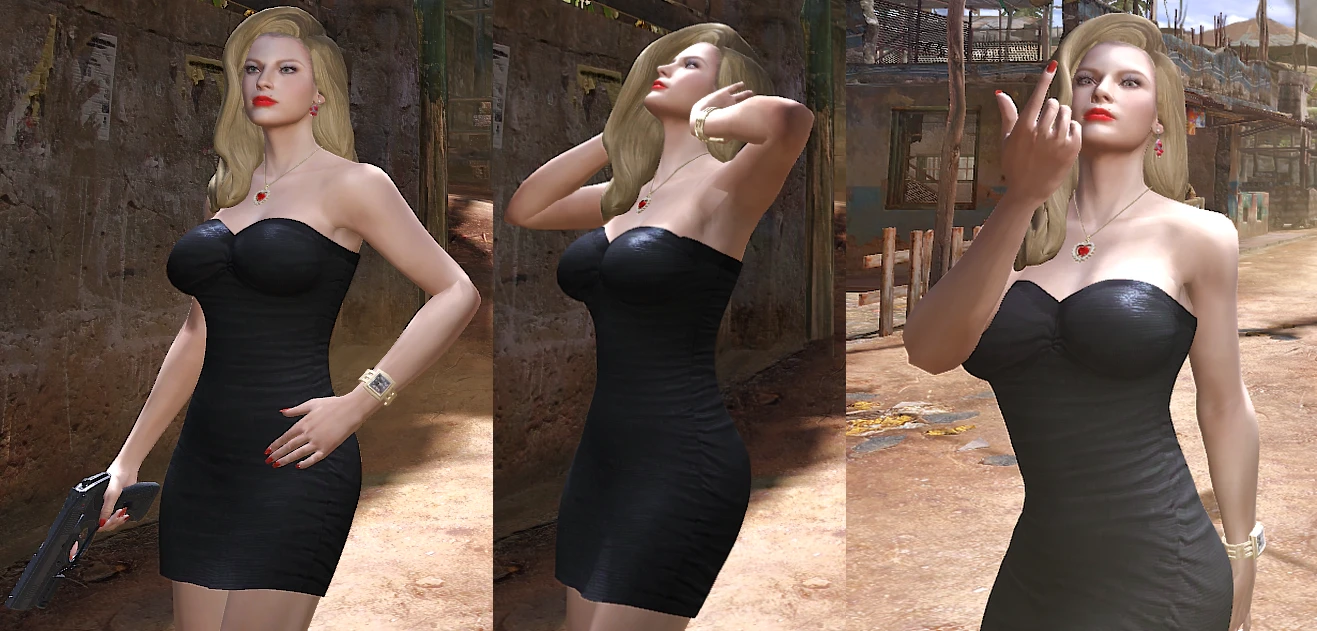 Resident Evil 5 "Экселла в черном платье"