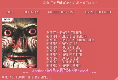 Saw - The Video Game: Трейнер (+6) [1.0] {h4x0r}