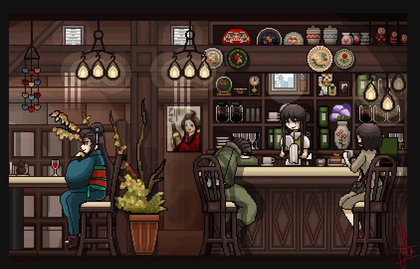 Pixel Cafe "Таблица для Cheat Engine" [UPD: 09.12.2023] {lmrlmax}