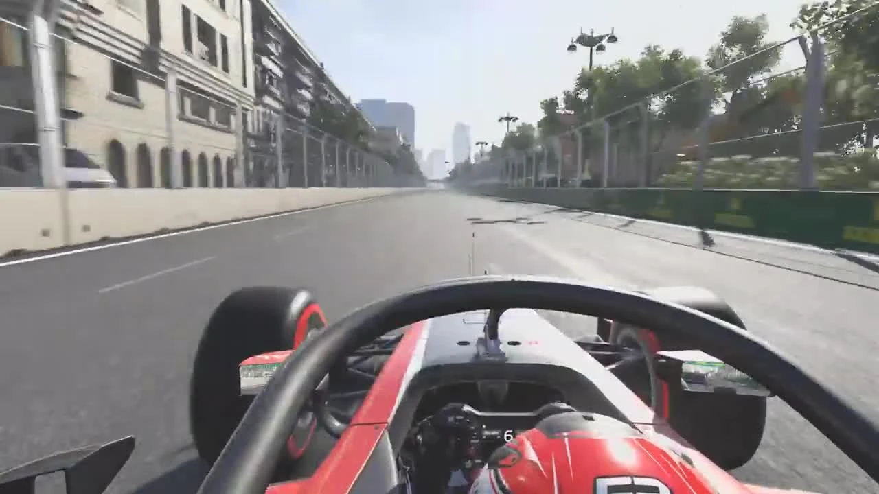 F1 2019 Formula 2 на трассе в Баку
